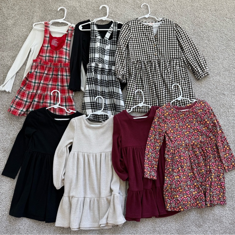Toddler Girls' 5t Long Sleeve Dresses